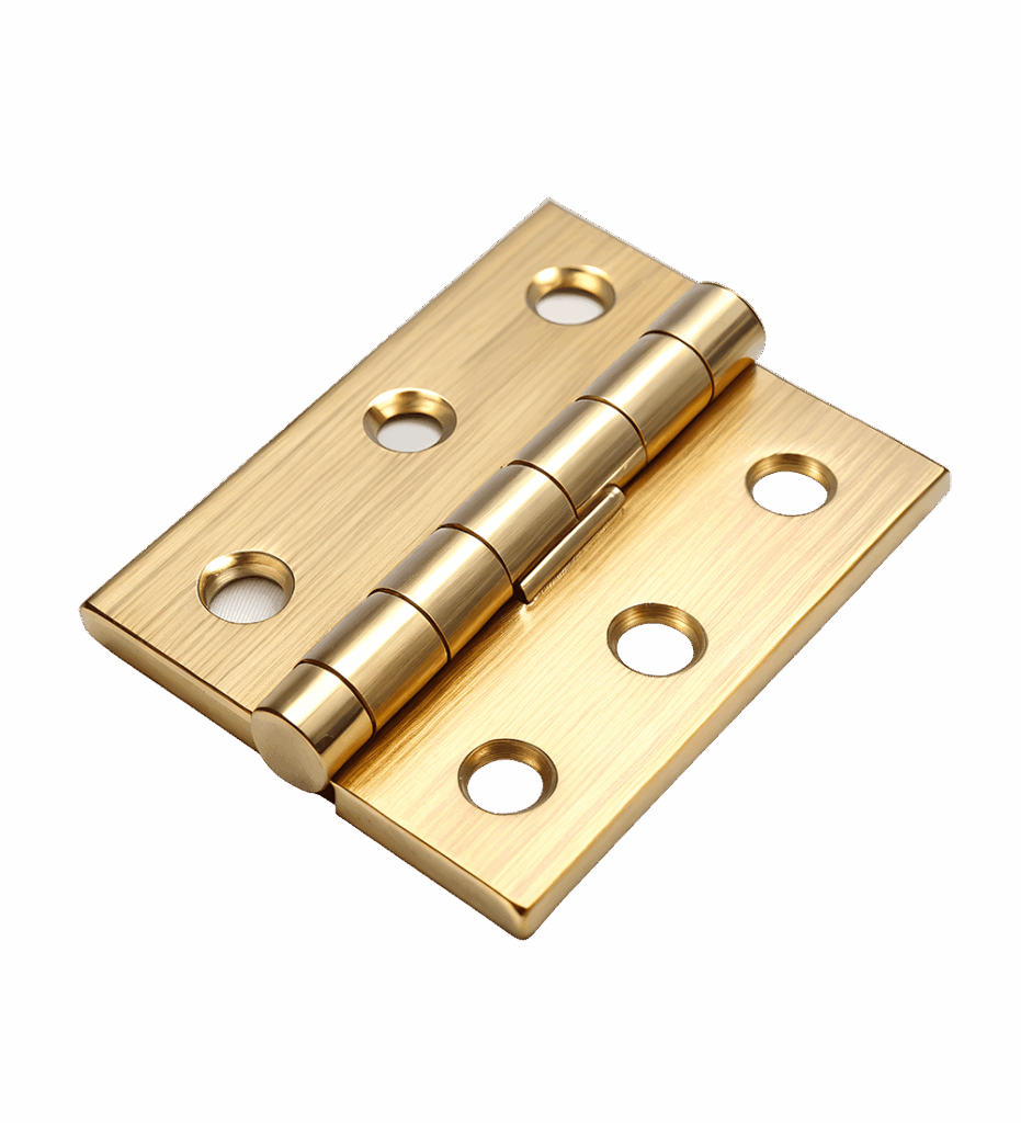 brass-finish hinge